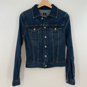 AG Adriano Goldschmied The Robyn Jacket Slim Jacket Dark Denim Size Small